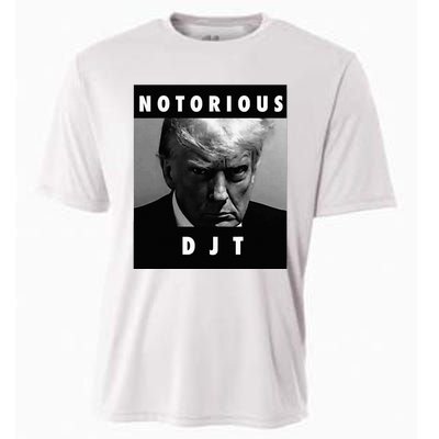 Notorious Djt Donald Trump Mug Shot Republican 2024 Maga Cooling Performance Crew T-Shirt