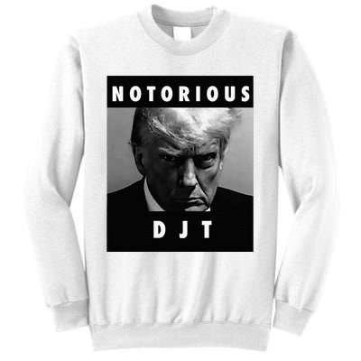 Notorious Djt Donald Trump Mug Shot Republican 2024 Maga Sweatshirt