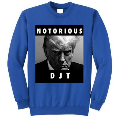 Notorious Djt Donald Trump Mug Shot Republican 2024 Maga Cute Gift Sweatshirt