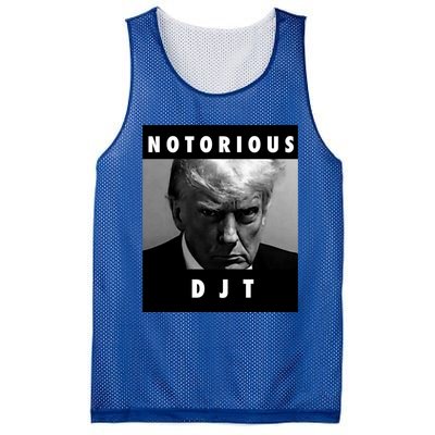 Notorious Djt Donald Trump Mug Shot Republican 2024 Maga Cute Gift Mesh Reversible Basketball Jersey Tank