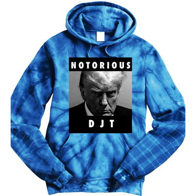 Notorious Djt Donald Trump Mug Shot Republican 2024 Maga Cute Gift Tie Dye Hoodie