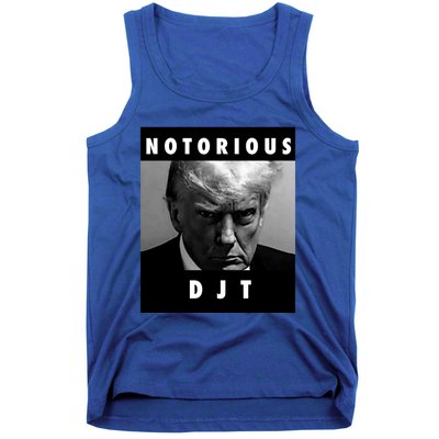 Notorious Djt Donald Trump Mug Shot Republican 2024 Maga Cute Gift Tank Top