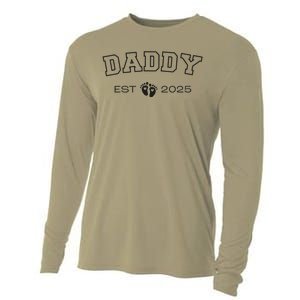 New Daddy Est 2025 New Papa 2025 IM Promoted To Dad 2025 Cooling Performance Long Sleeve Crew