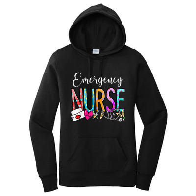 NurseS Day Emergency Nurse Appreciation Nurse Week 2024 Women's Pullover Hoodie