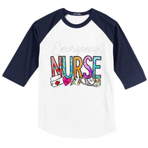 NurseS Day Emergency Nurse Appreciation Nurse Week 2024 Baseball Sleeve Shirt