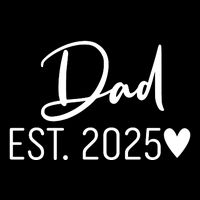 New Dad Est. 2025 Drawstring Bag