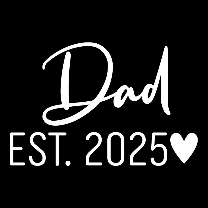 New Dad Est. 2025 Drawstring Bag