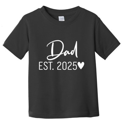 New Dad Est. 2025 Toddler T-Shirt