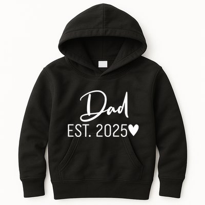 New Dad Est. 2025 Kids Hoodie