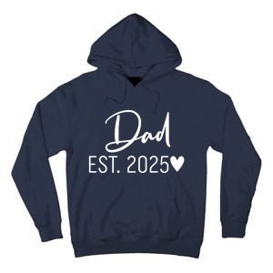 New Dad Est. 2025 Tall Hoodie