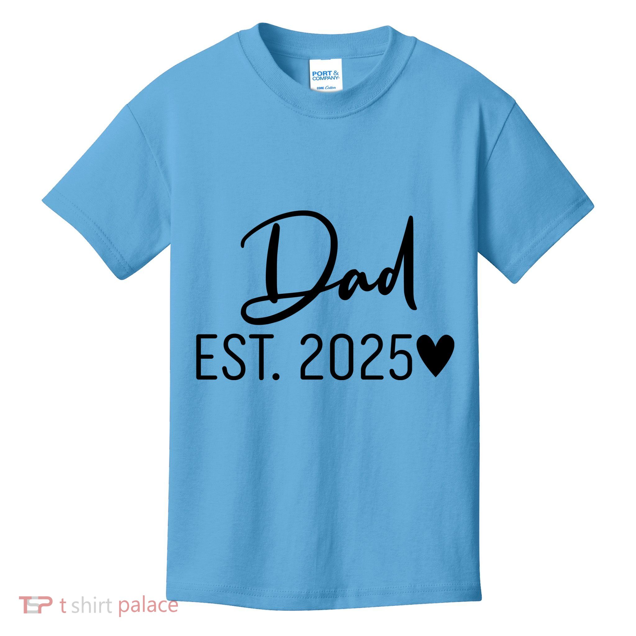 New Dad Est. 2025 Kids T-Shirt