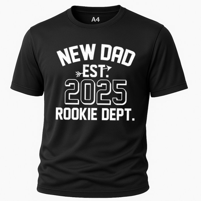 New Dad Est 2025 Rookie Department Performance Shirt