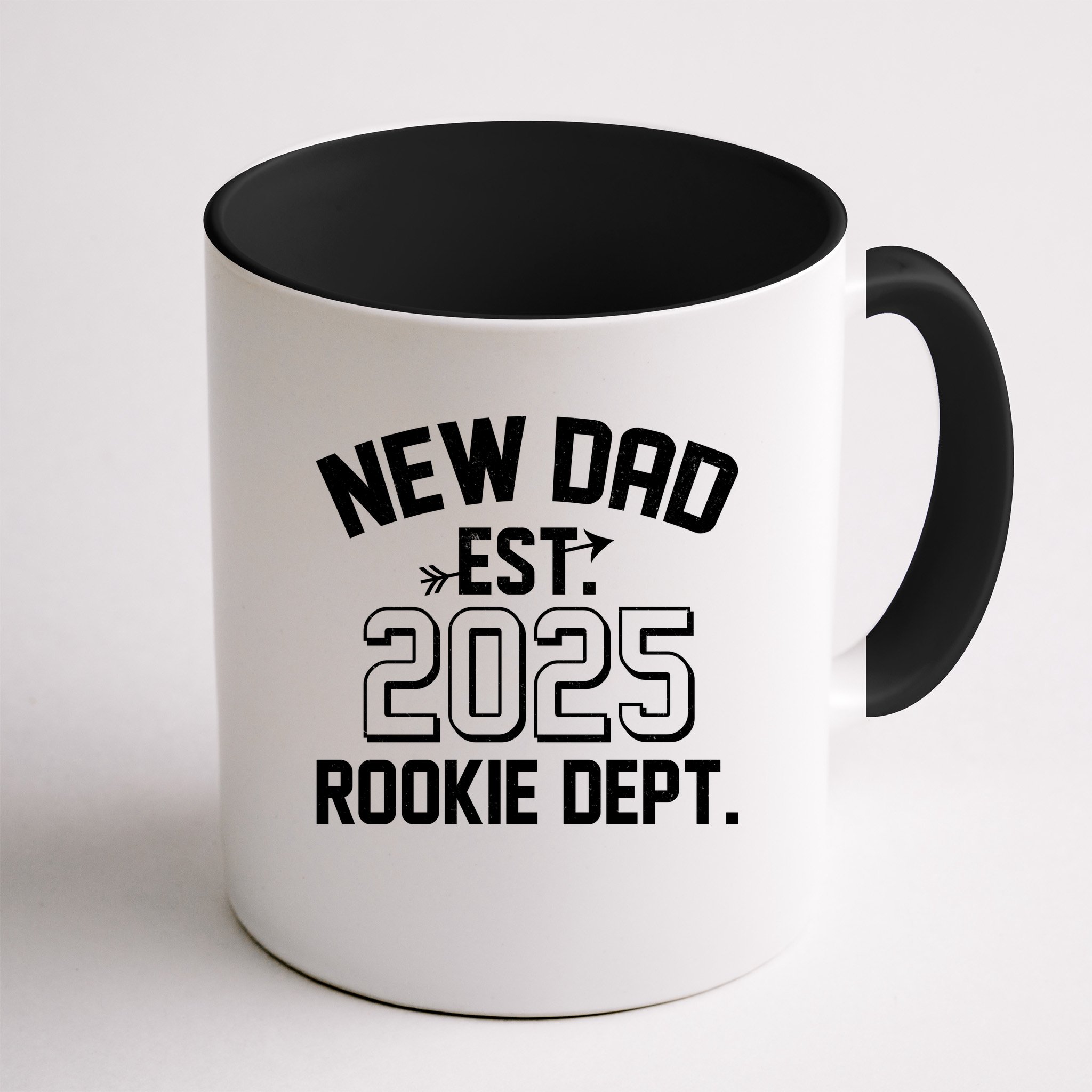 New Dad Est 2025 Rookie Department Mug