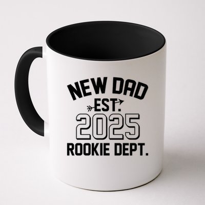 New Dad Est 2025 Rookie Department Mug
