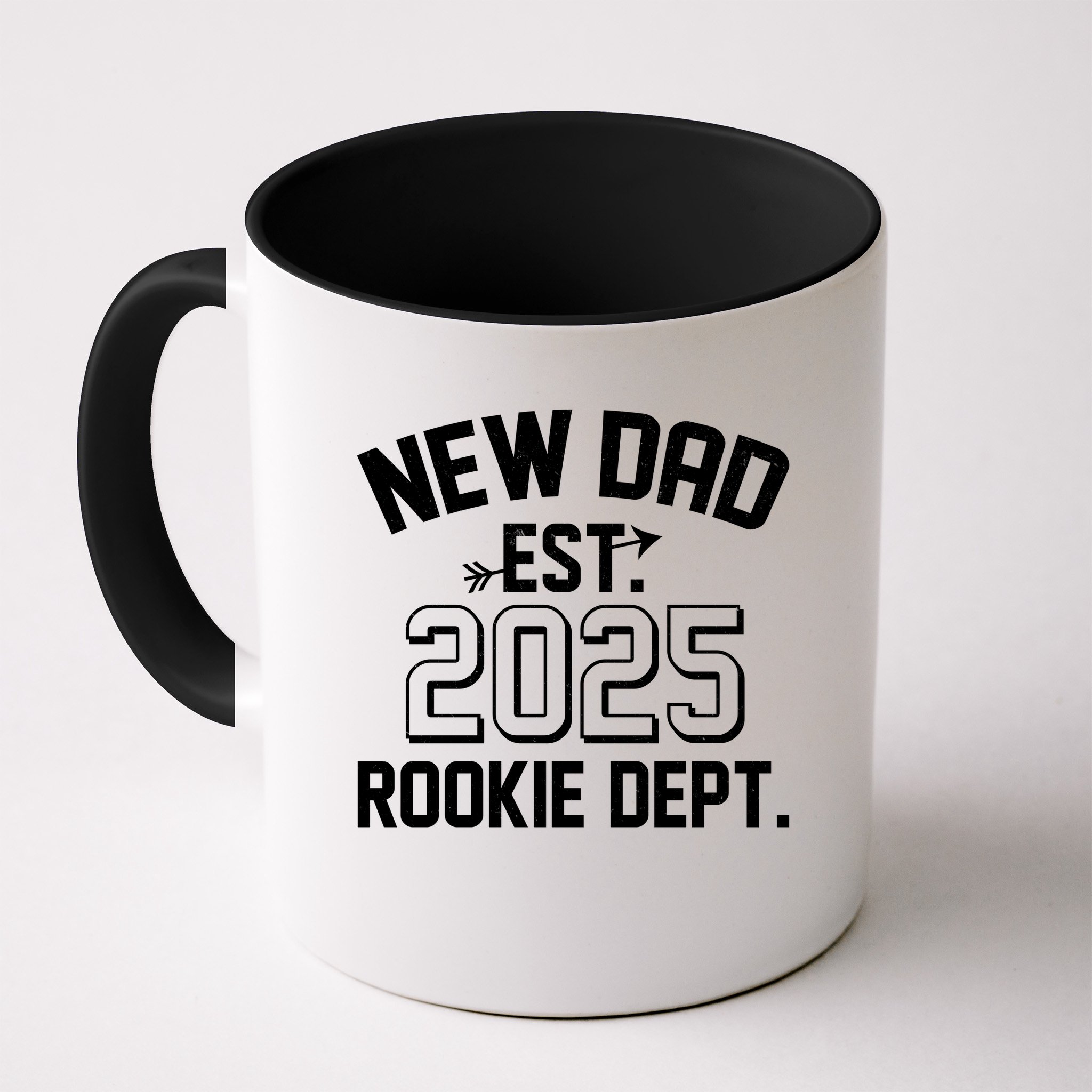 New Dad Est 2025 Rookie Department Mug