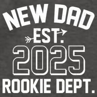 New Dad Est 2025 Rookie Department Vector Backpack