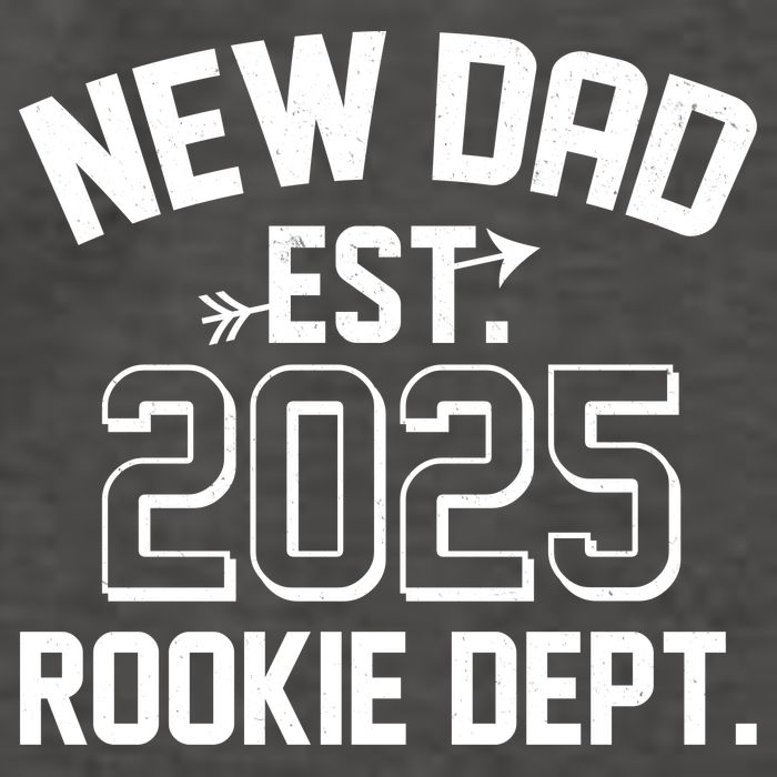New Dad Est 2025 Rookie Department Vector Backpack