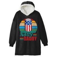 Natty Daddy Funny Dad Bob Beer Drinker Father's Day Hooded Wearable Blanket