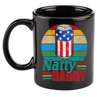 Natty Daddy Funny Dad Bob Beer Drinker Father's Day 11oz C Handle Ceramic Mug