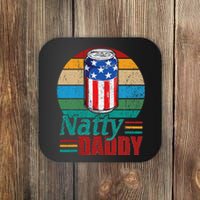 Natty Daddy Funny Dad Bob Beer Drinker Father's Day Coaster