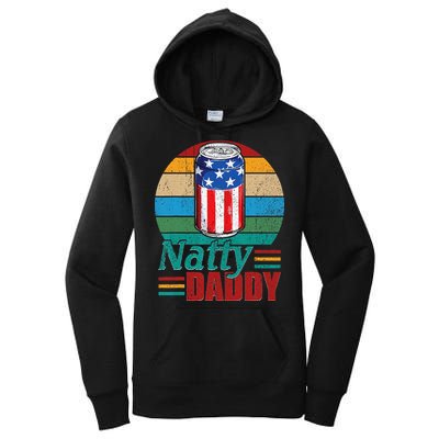 Natty Daddy Funny Dad Bob Beer Drinker Father's Day Women's Pullover Hoodie
