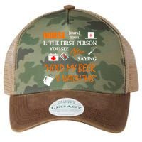 Nurse Definition, Funny Hold My Beer Legacy Tie Dye Trucker Hat