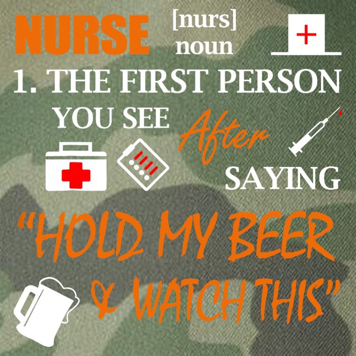 Nurse Definition, Funny Hold My Beer Legacy Tie Dye Trucker Hat