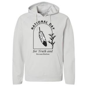 National Day For Truth And Reconciliation Manitoba 2024 Performance Fleece Hoodie