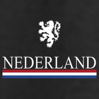 Nederland Dutch Flag Logo 7 Panel Mesh Trucker Snapback Hat