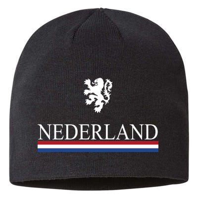 Nederland Dutch Flag Logo Sustainable Beanie