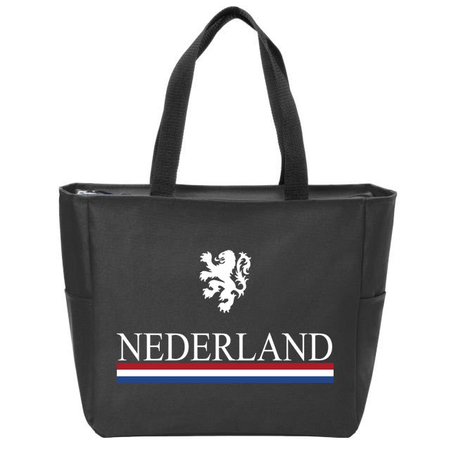 Nederland Dutch Flag Logo Zip Tote Bag