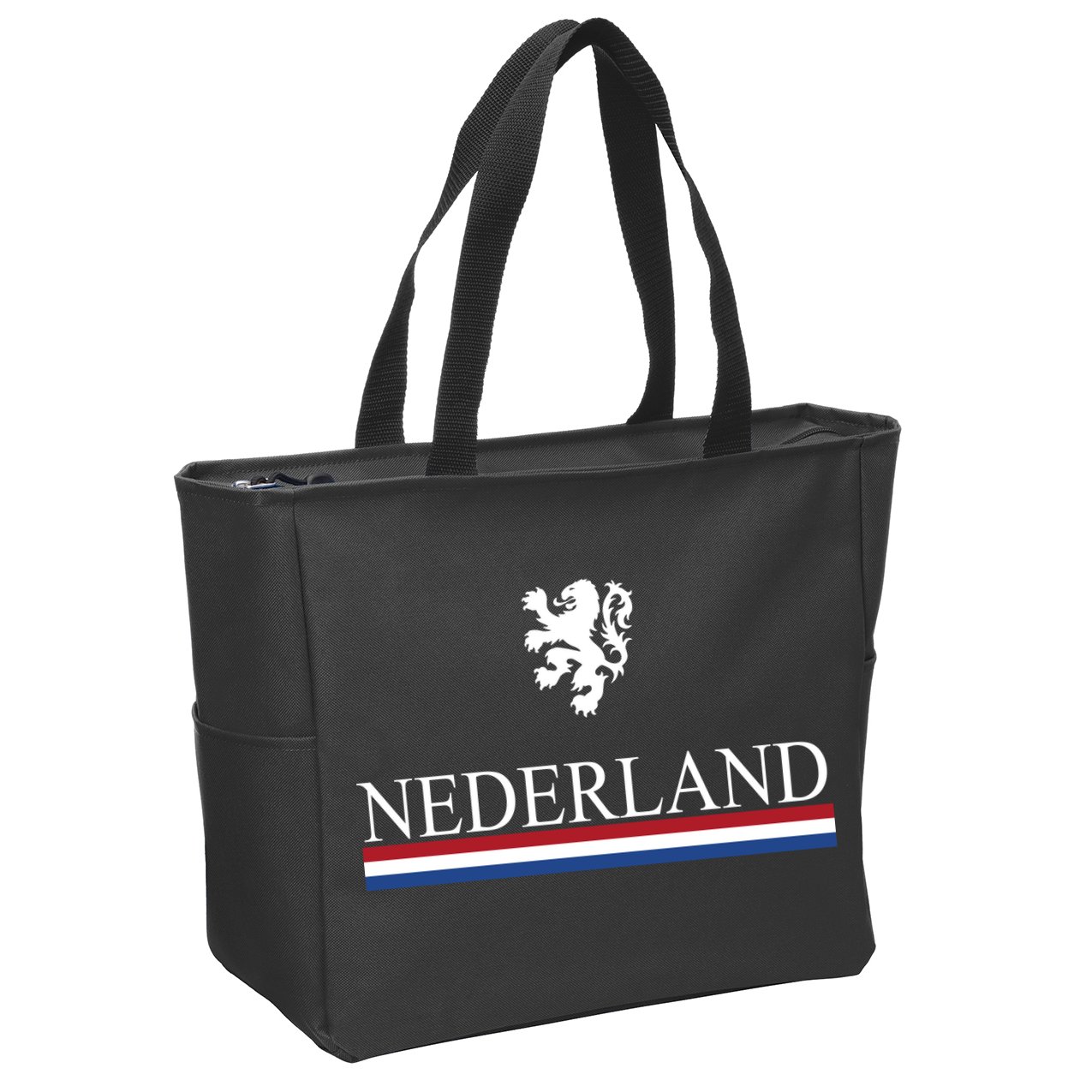 Nederland Dutch Flag Logo Zip Tote Bag