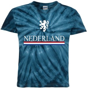 Nederland Dutch Flag Logo Kids Tie-Dye T-Shirt