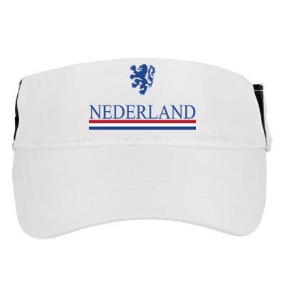 Nederland Dutch Flag Logo Adult Drive Performance Visor