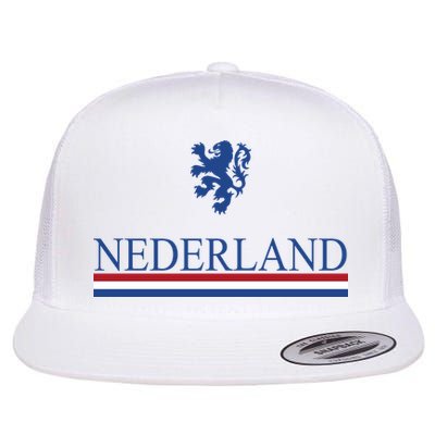 Nederland Dutch Flag Logo Flatbill Hat