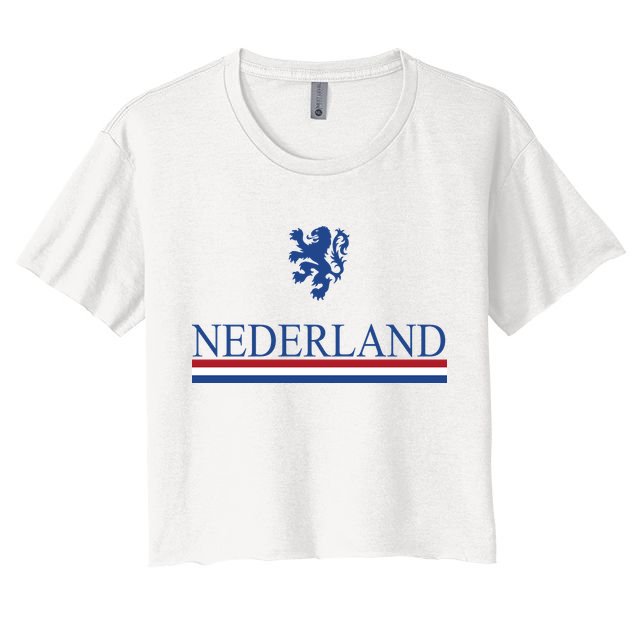 Nederland Dutch Flag Logo Crop Top