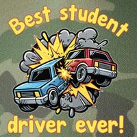 New Driver Funny Best Student Driver Ever Learning To Drive Legacy Tie Dye Trucker Hat