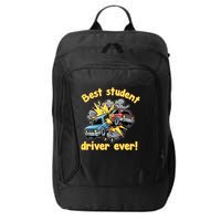 New Driver Funny Best Student Driver Ever Learning To Drive City Backpack