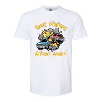 New Driver Funny Best Student Driver Ever Learning To Drive Softstyle CVC T-Shirt