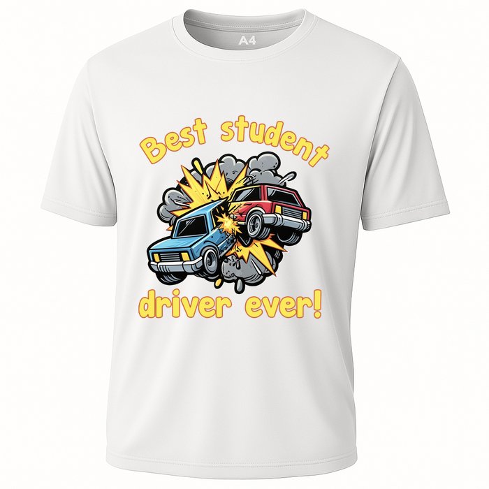 New Driver Funny Best Student Driver Ever Learning To Drive Performance Shirt