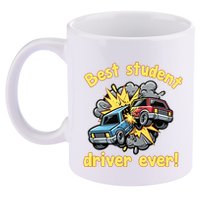 New Driver Funny Best Student Driver Ever Learning To Drive 11oz C Handle Ceramic Mug