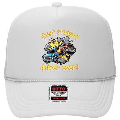 New Driver Funny Best Student Driver Ever Learning To Drive Trucker Hat