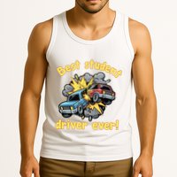 New Driver Funny Best Student Driver Ever Learning To Drive Tank Top