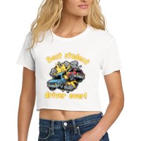 New Driver Funny Best Student Driver Ever Learning To Drive Crop Top