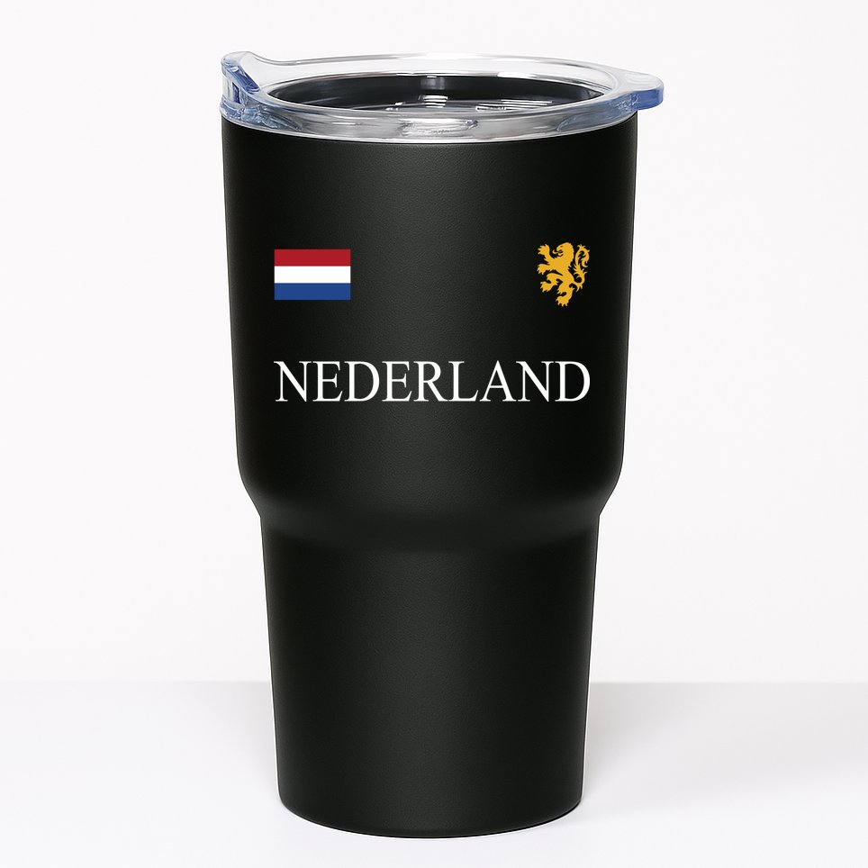 Nederland Dutch Flag Logo Gift Tumbler