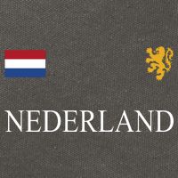 Nederland Dutch Flag Logo Gift Cotton Canvas Backpack