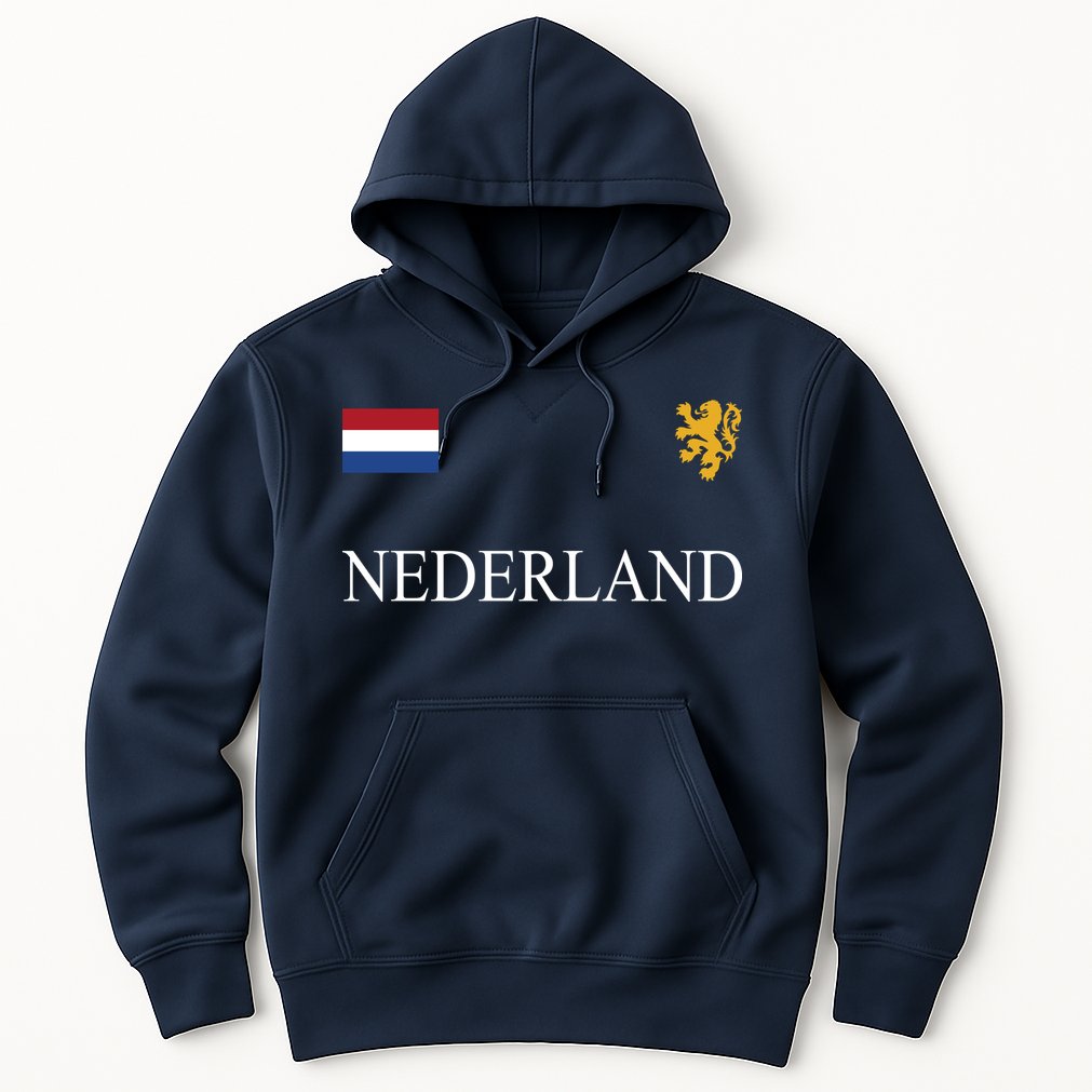 Nederland Dutch Flag Logo Gift Hoodie