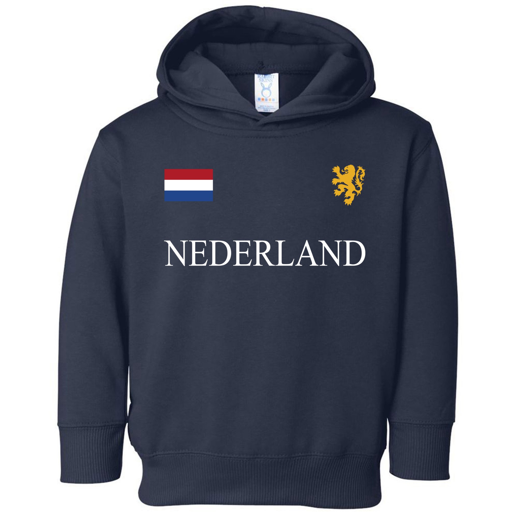 Nederland Dutch Flag Logo Gift Toddler Hoodie