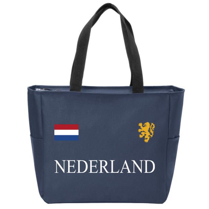 Nederland Dutch Flag Logo Gift Zip Tote Bag