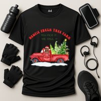 Newfie Dog Fresh Tree Farm  Cooling Performance Crew T-Shirt